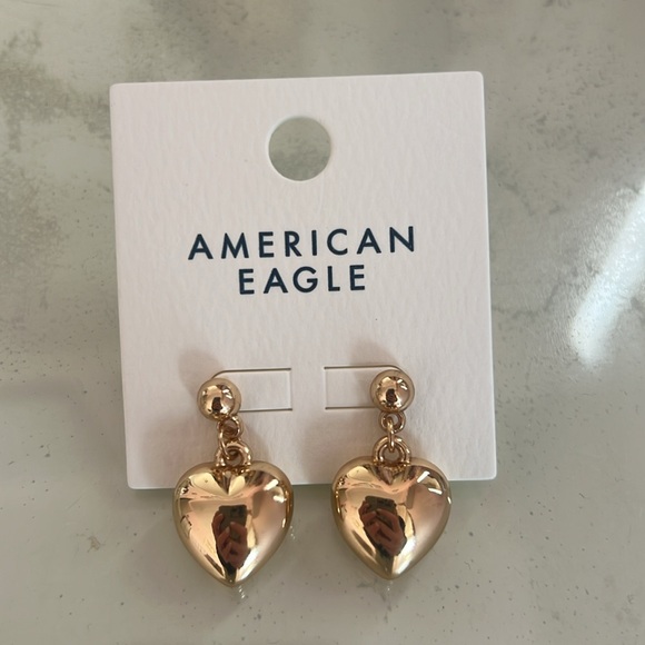 NWT American Eagle Heart Dangly Earrings - Picture 3 of 4